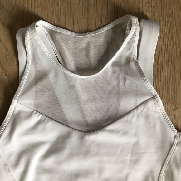 Lululemon white tank with mesh details - like new - Picture 2 of 4